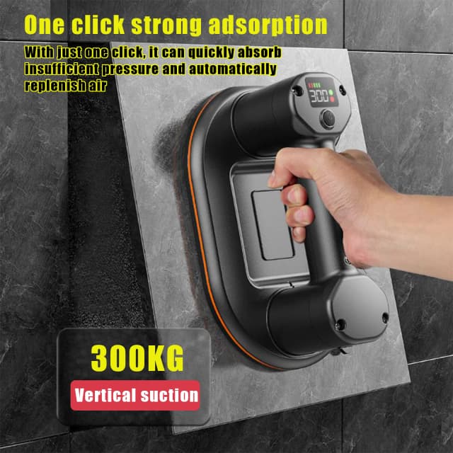 300KG Belasting Industriële Kwaliteit Elektrische Vacuüm Zuignap Zware Vacuüm Lifter voor Graniet Tegel Glas Hout Steen 3600mAh Batte