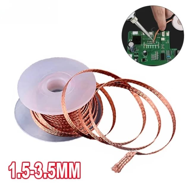 Soldeer Desolderen Gevlochten Lassen Soldeer Remover Lont Draad Lood Koord Flux BGA Reparatie Tool