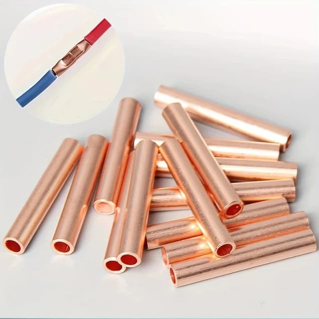 100 Stuks Koperen Ring Terminal Draad Crimp Connector Blote Kabel Batterij Terminals Gesoldeerde Connectors