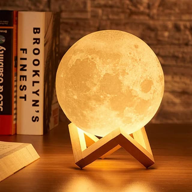 Boeklicht LED Maanlicht Galaxy Light, Maan Nachtlampje, Meisje, Jongen, Kind Verjaardagscadeau, Slaapkamer Decoratie Binnenverlichting