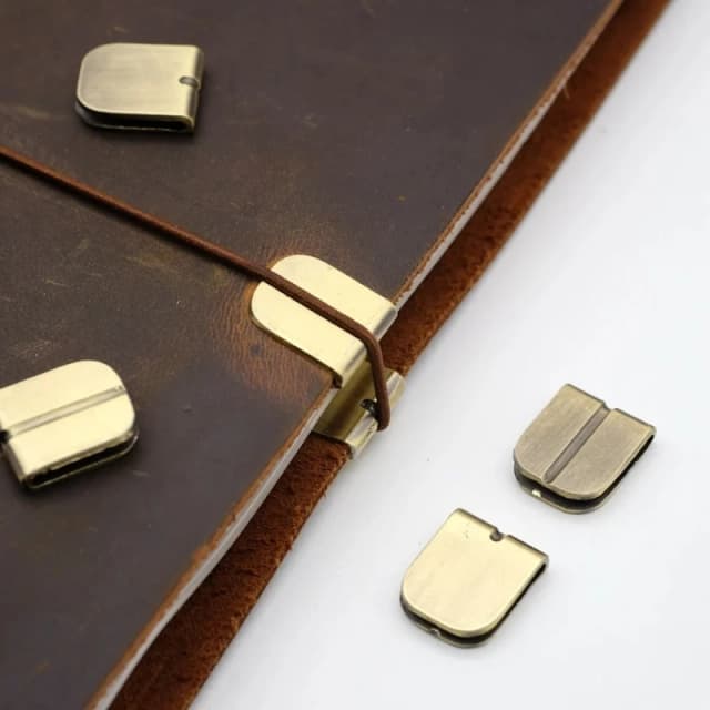 20/40 Stuks Rand Hoekbeschermers Antiek Brons Metalen Dagboek Hoekbeschermers Fotoalbumbeschermers Decoratieve Notebook Accessoires