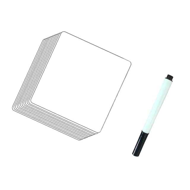 12-delige lijst Herhaaldelijk wissen van het whiteboard Sticky Notes Wasbare stickers Circle Label Labels Creatief kantoor