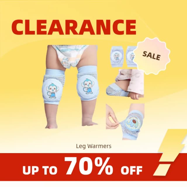 Clearance_Kids Meisje Jongen Kruipen Elleboog Peuters Baby Kniebeschermers Veiligheid Mesh Kneepad Protector Beenwarmer Kussen Legging Zuigelingen
