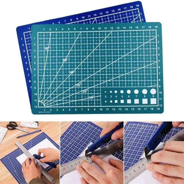 1pc A5 snijpad, dikte 0,9 mm, snijmat, educatief hulpmiddel, kunst vleesmes boards plastic pad, klei snijplank