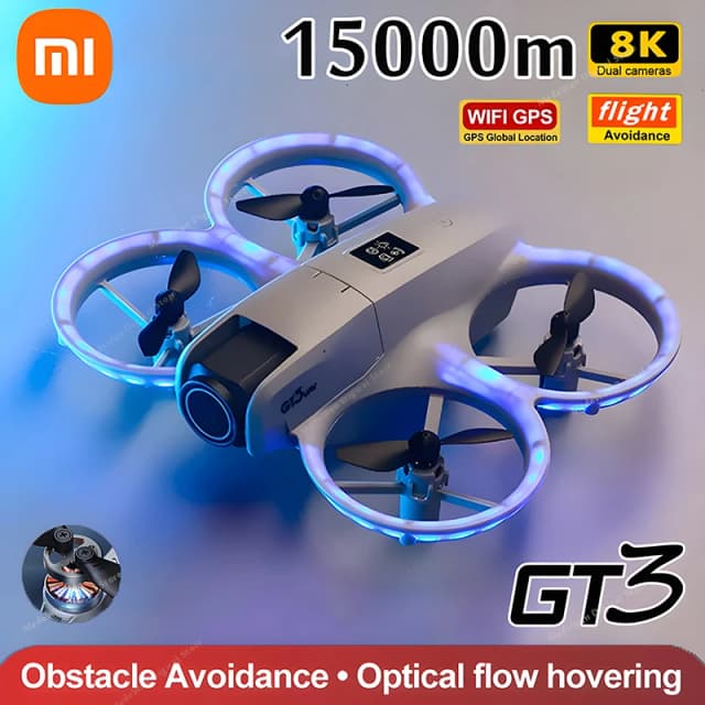 Xiaomi GT3 Drone RC 8K 5G GPS Professionele HD Luchtfotografie Afstandsbediening Vliegtuigen HD Dual Camera Quadcopter Speelgoed UAV Nieuw