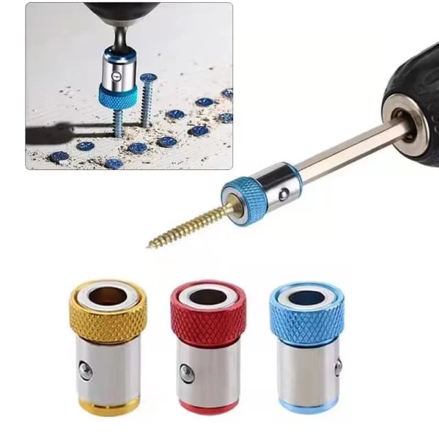6,35 mm universele magnetische ring legering magnetische ring schroevendraaier bit anti-corrosie sterke magnetiseur boor magnetische ring tool