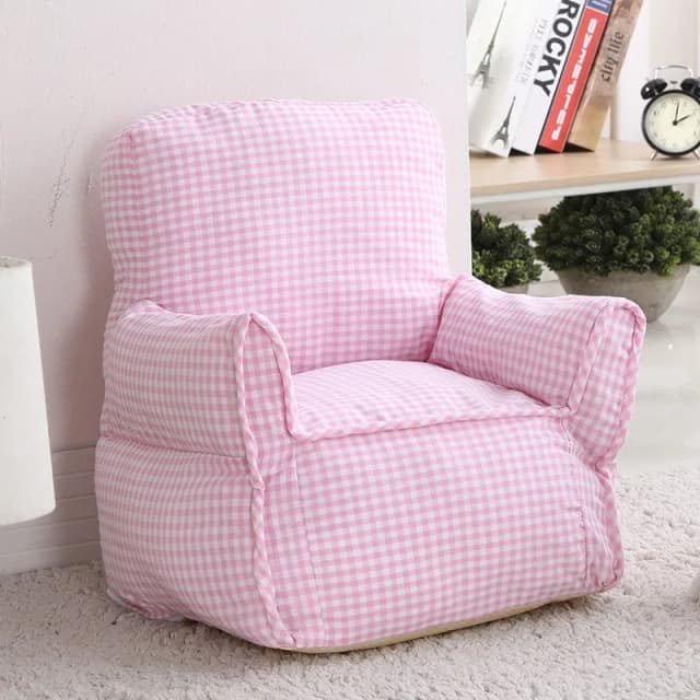 Kinderbank luie woonkamer baby lezen cartoon schattig meisje fauteuil kinderen thuis
