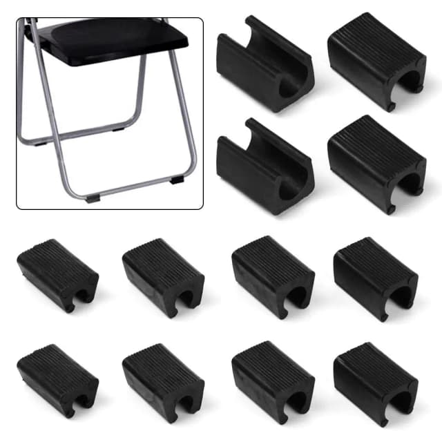 10 Stuks Duurzame U-Vormige Stoel Been Pad Nuttige Antislip Buisdoppen Anti-Front Kanteldemper Kruk Pijp Klem Glijden Vloerbeschermer