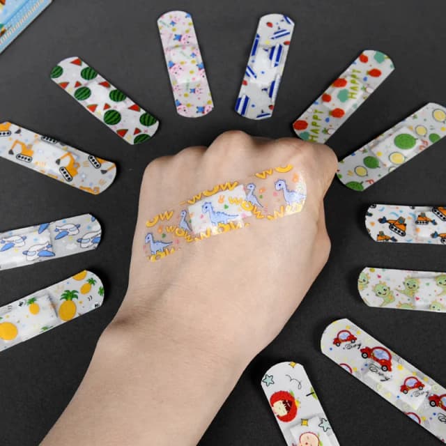 20-120 Stuks Cartoon Dier Patroon Waterdichte Hemostase Kids Pleister Stickers Pleister Bandage Wondpleisters Voor Kinderen