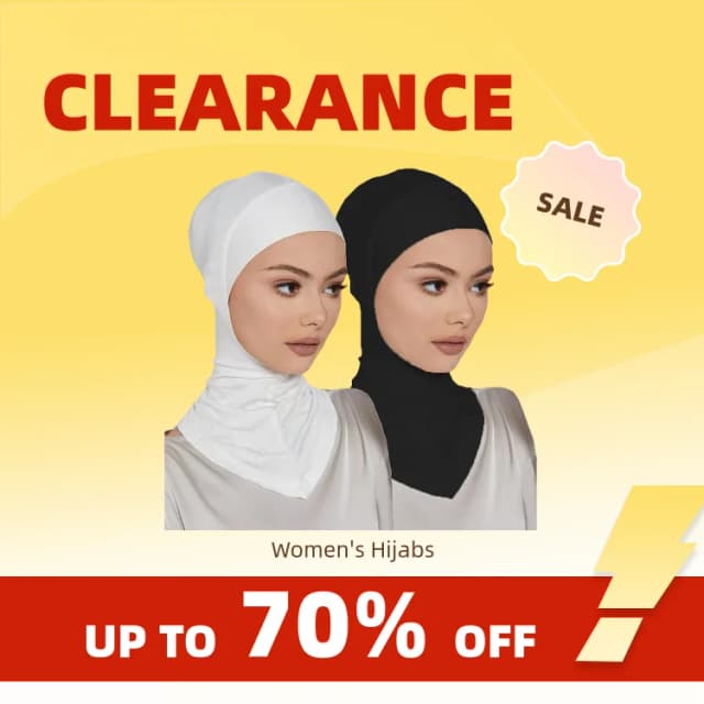 Clearance_Turban Caps voor vrouwen Moslim Underscarf Modal Hijab Inner Caps Rekbare volledige dekking Sjaalmuts Volledige nekbedekking_Contin