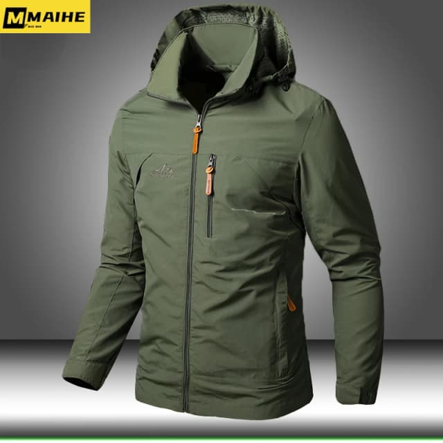 Heren Windjack Waterdichte Militaire Kapmantel Mannelijke Nieuwe Combat Jassen Mannen Herfst Outdoor Wandelen Fietsen Bomber Uitloper