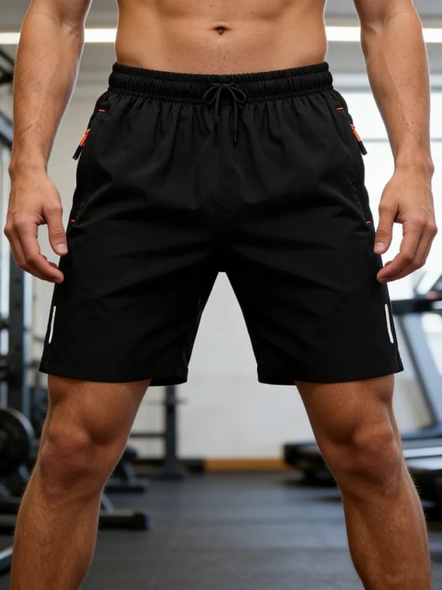 Zomer nieuwe collectie sportshorts heren nieuwe comfortabele elastische taille kleding mannelijke ademende korte broek plus size