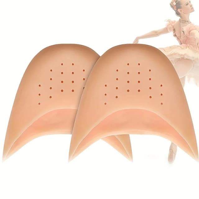 1 Paar Gel Teen Caps Zacht Ballet Pointe Dance Atleet Schoenpads Teen Pads Pointe Siliconen Gel Pouch Protector Met Ademend
