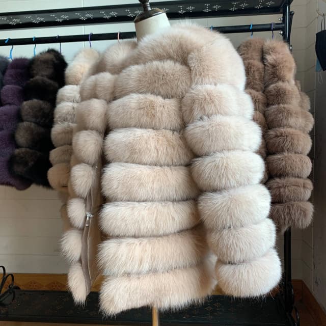 NIEUWE stijl Lengte Mouwen 4in1 echte bontjassen Vrouwen Natuurlijke Echt Bont Jassen Vest Winter Bovenkleding Vrouwen vossenbont jas kwaliteit bont