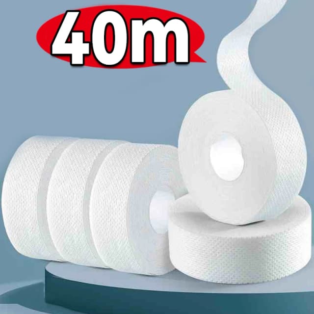 8/40M Hoed Kraag Anti-vuile Vuilbeschermer Bevestigingssticker Zelfklevende Wegwerptape Opgerolde Zweetabsorberende Tape