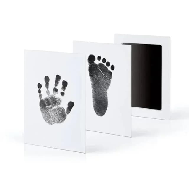Niet-giftige baby-handafdrukkit: voetafdrukken en handafdrukken voor pasgeborenen vastleggen - perfect voor babysouvenirs en cadeaus Baby-handafdruk