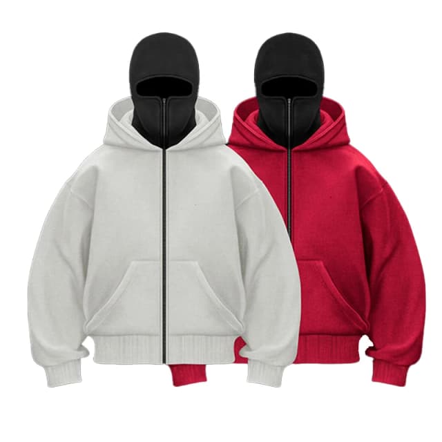 Effen ontwerp sweatshirt met capuchon en ritssluiting voor heren dames herfst winter in stijl paar bijpassende