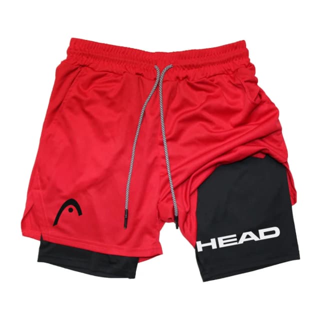 Anime Berserk Head Hardloopshorts Heren Fitness Gym Training 2-in-1 Sport Sneldrogend Workout Joggen Dubbeldeks Zomer
