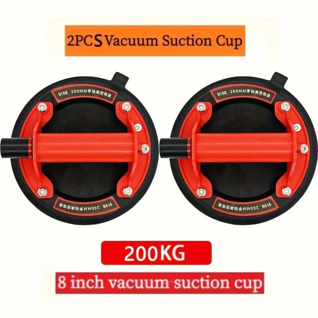 Nieuwe 2024 Vacuüm Zuignap 200 kg Laadvermogen Zware Vacuüm Machine voor 8 Inch Lifting Adsorptie van Tegel Glas