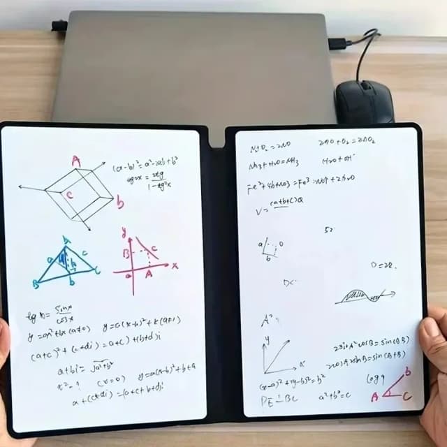 A5 herbruikbare whiteboard-notitieboekjesset met whiteboard-pen Wisdoek Lederen memoblok Weekplanner Draagbaar stijlvol kantoor