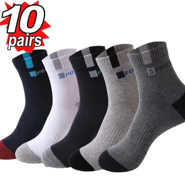 10/5/3pairs Ademend Con Sport Kousen Mannen Bamboevezel Herfst en Winter Mannen Sokken Zweet Absorptie deodorant Business Sox