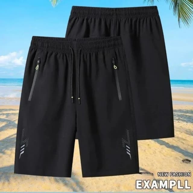 Zomer heren sportshorts coole sportkleding hardloopshorts casual bodems gym fitness training joggen korte broek heren zwart grijs