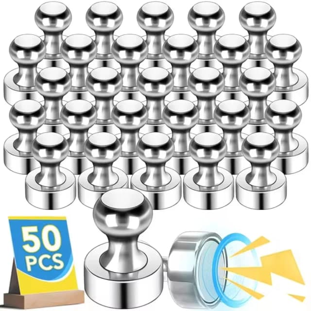 1-50 Stuks Super Sterke Neodymium Magneet Punaise Voor Koelkast Whiteboard Magnetische Punaises Sucker Punaise Magneten Push Pins