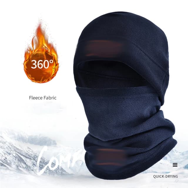 Herfst en winter fleece hoed heren sport koude swing fleece hals hoes buiten fietsen bergmasker warme koude hals set