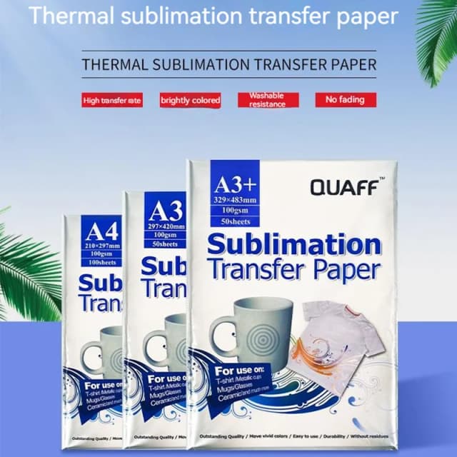A4 A3 A3 + Sublimatie Overdracht Papier Polyester T-Shirt Afdrukken Warmte Overdracht Papier Bakbeker Warm Tekenpapier 22.5*9.5Cm