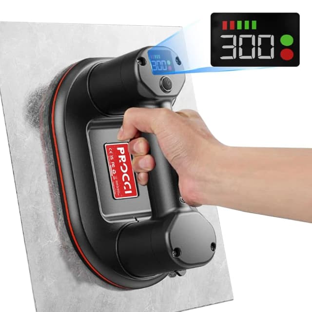 Smart Display Grote Elektrische Vacuüm Zuignap 300KG Belasting Zware Glazen Tegel Lifter 4000mAh Vacuüm Sukkels Lifting tool