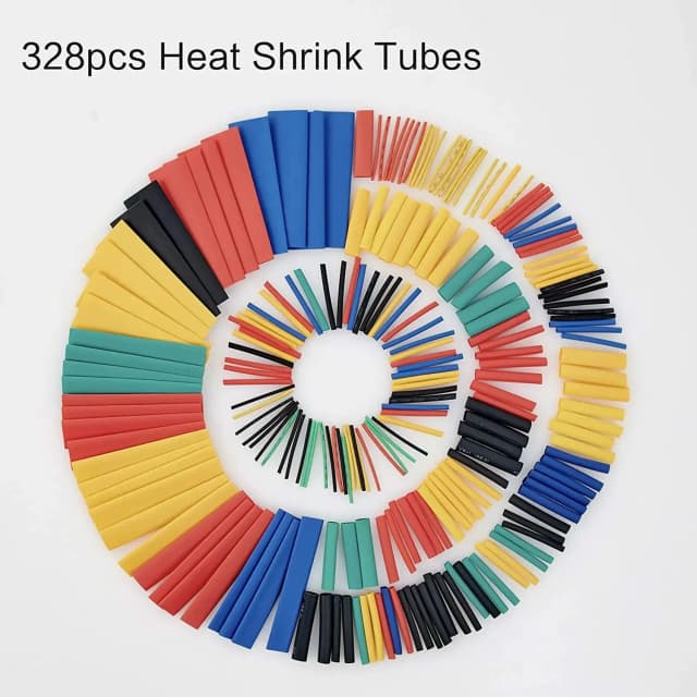 164/328PCS Krimpkous 2:1 Draad Kabel Wrap Assortiment Elektrische Isolatie Buis Kit 5 Kleur 8 Size