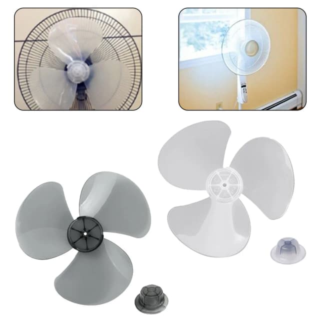 1 stks Fan Blade 12 inch Plastic Fan Blade 3 Bladeren Voor Staande Voetstuk Vloer Muur Tafel Fanner 28 cm Elektrische Ventilator Accessoires