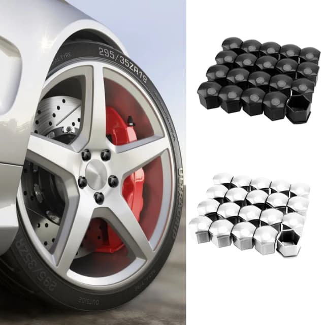 20 Stuks Auto Wiel Moer Doppen Auto Hub Schroefdeksel 17Mm 19Mm 21Mm Bout Velgen Exterieur Decoratie Speciale Socket Bescherming Stofdicht