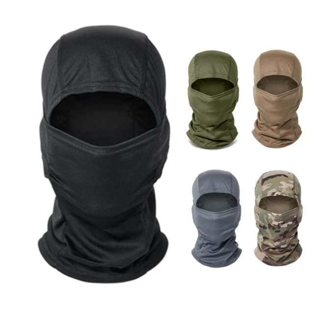 Camouflage Bivakmuts Cap Outdoor Zonnebrandcrème Ademend Volgelaatsmasker Fiets Motorhelm Binnenkap Heren Dames Fietsmasker