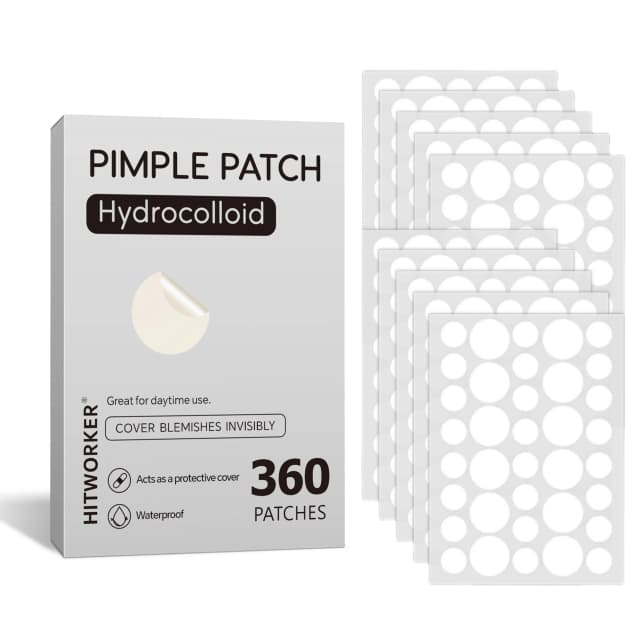 360pcs Gezicht Acne Patch Onzichtbare Huidverzorging Puistje Acne Patches Ontstekingsremmende Genezing Absorberende Spot Sticker Die Acne