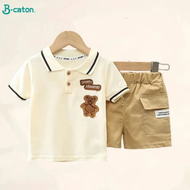 Kinderkleding moeder Kinderkleding Kindersets Jongens T-shirt Shorts Zomer Katoen Korte mouw mode Suit2PCS