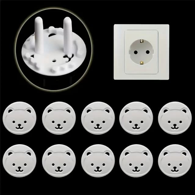 10 stks Beer EU Stopcontact Stopcontact Baby Kids Kind Veiligheid Guard Bescherming Anti Elektrische Schok Stekkers Protector Cover