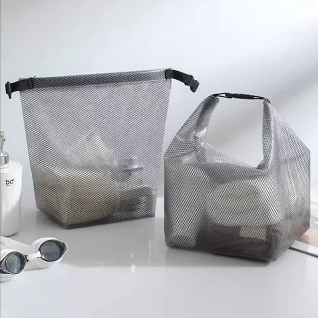 2 STKS Handheld waterdichte opbergtas Draagbare afdichtende zwemtas Grote capaciteit waszak Fitnesskleding Cosmetische handtas