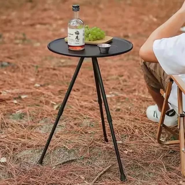 Outdoor Kleine Ronde Tafel Camping Vrije Tijd Ultra Lichtgewicht Draagbare Picknick Tuintafel, Salontafel, Theetafel, Eettafel