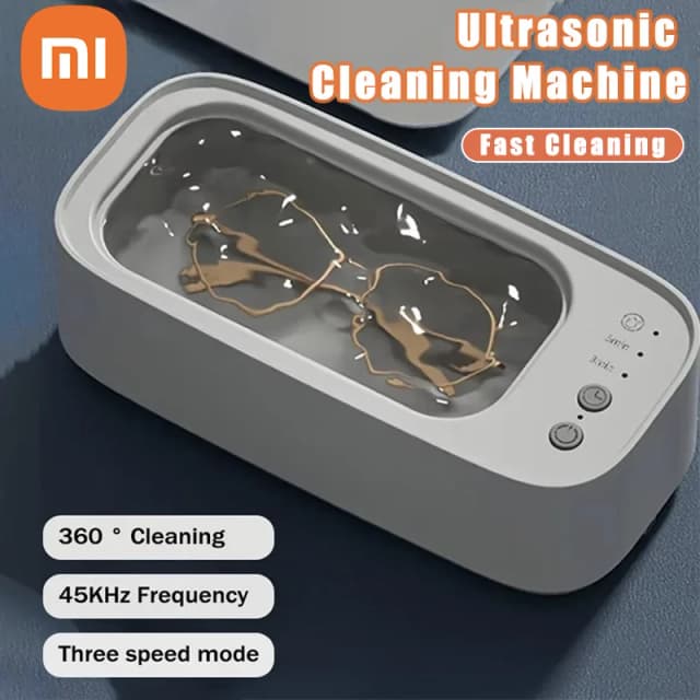 Xiaomi Ultrasone Brilreiniging 45KHZ Ultrasone Sieraden Schonere Machine Hoge Frequentie Ultrasone Schone Timing Voor Sieraden