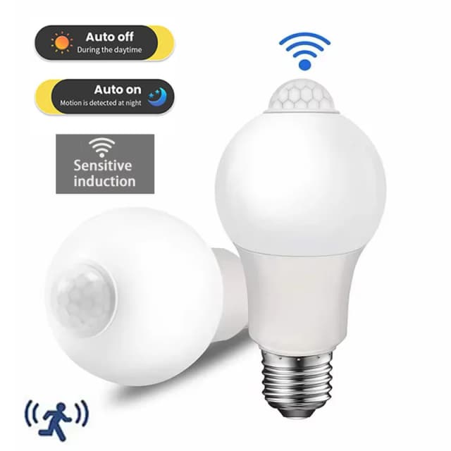 E27 LED PIR Bewegingssensor Gloeilamp 15W 18W Buitenverlichting Menselijke Inductie Gloeilamp Voor Woonkamer Slaapkamer gang Garage