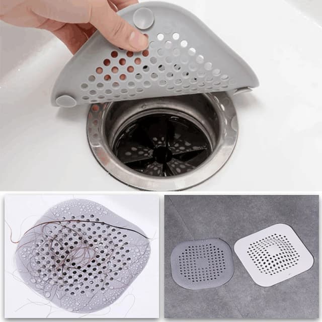 Doucheaftapplug Haarvanger Stopper Gootsteenzeefje Riool Siliconen Badkamer Vloer Bad Waterfilter Woonaccessoires