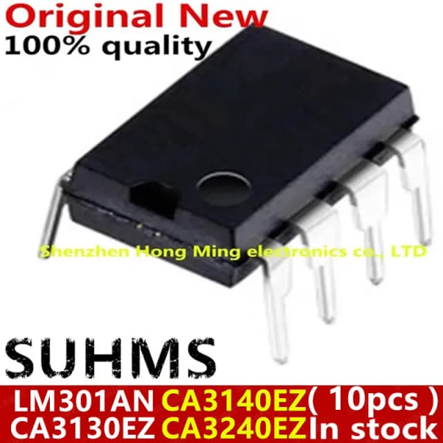 (10 stuk) 100% Nieuwe LM301AN LM301 CA3140EZ CA3240EZ CA3130EZ DIP8