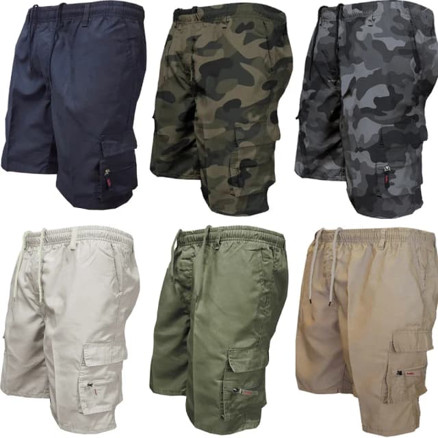 Tactische cargoshorts voor heren Mode Pocket Militaire shorts Zomer Camouflage Jogging Sport Casual Mannelijke werk Wandelen Korte broek