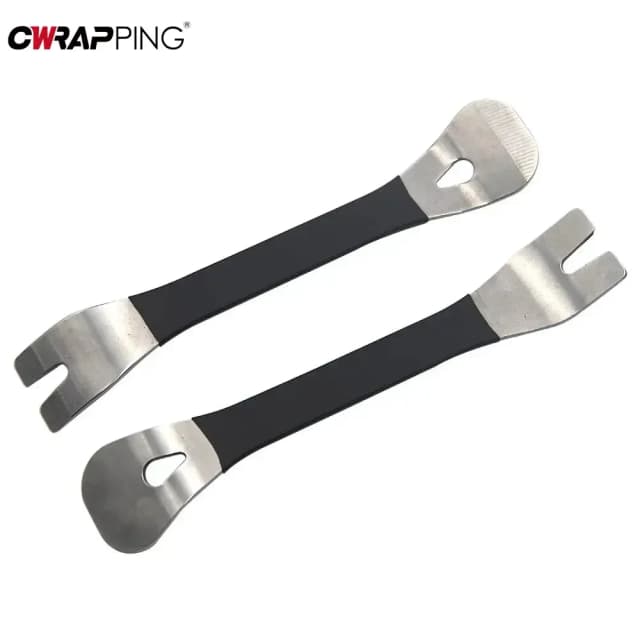 Auto-interieur Clip Panel Trim Handgereedschap Roestvrij staal Duurzaam Trimverwijdering Niveau Pry Plate Buckle Driver voor auto-accessoires