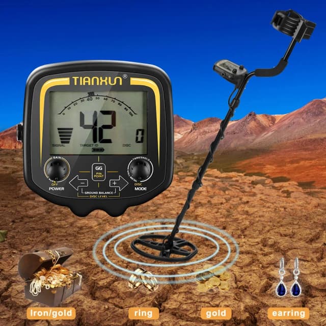 Professionele TX-850 goudmetaaldetector Hoge prestaties ondergrondse schat Super stabiele modi Nieuwe Hunter LCD-scherm