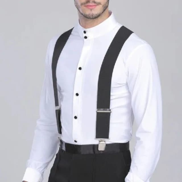 NIEUWE Bretels voor Mannen Broek Bretels Hangers Lederen Broek Houder Bretels Zware Mannen XBD02