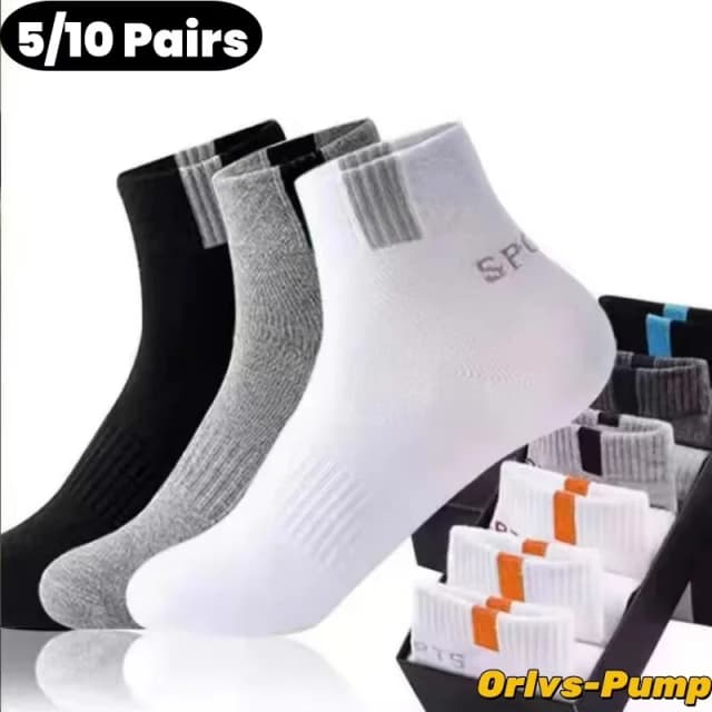 5/10Pairs Mannen Bamboevezel Herfst Winter Mannen Sokken Ademend Katoen Sport Sok Ademend Deodorant Business Sokken Maat 37-43