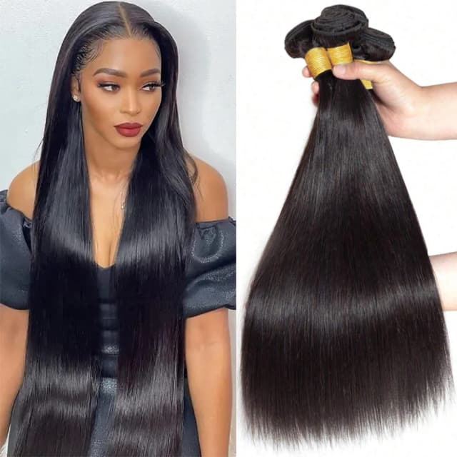 Peruaanse Bone Straight Menselijk Haar Bundels Deal Onverwerkte Virgin Hair Extensions Lange Dikke Goedkope Braziliaanse Haar Weave Natuurlijk