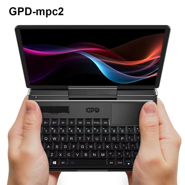 Nieuwe mini-laptop met 7 inch scherm GPD MicroPC 2 Intel ®   Kern ™   i3-N300 16 GB / 512 GB draagbare laptopcomputer Notebook Windows 11